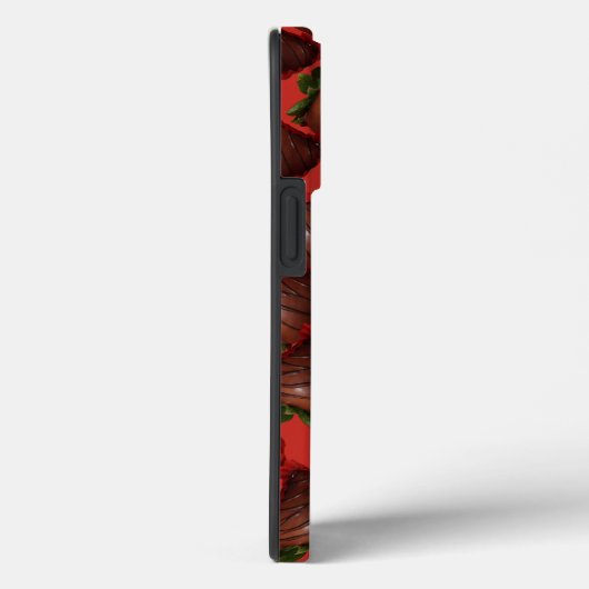 Coques Case-Mate iPhone Fraises couvertes de chocolat (Verso / Droite)