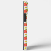 Coques Case-Mate iPhone fraises et marguerites roses et rouges (Verso / Droite)