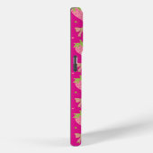 Coques Case-Mate iPhone Fraises et vaches roses et vertes (Verso / Droite)
