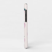 Coques Case-Mate iPhone Fraises rose (Dos/Gauche)