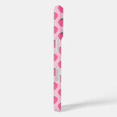 Coques Case-Mate iPhone Fraises roses, mignonnes customisées (Verso / Droite)