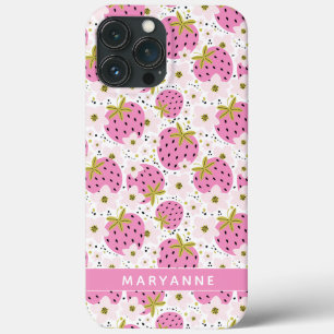 Case-Mate iPhone Case Fraises roses Personnalisées Caisses de télépho