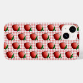 Coques Case-Mate iPhone Fraises Rouges (Verso (horizontal))