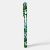 Coques Case-Mate iPhone Fraises sauvages sur bleu piscine (Verso / Gauche)