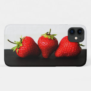 Case-Mate iPhone Case Fraises Sur Blanc Sur Noir Iphcn