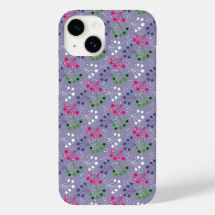 Coque Pour iPhone 14 Framboise multicolore simple motif rétro années 6