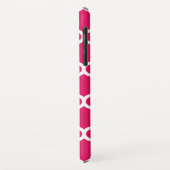 Coques Case-Mate iPhone Framboise Wharo Marocain #5 Marine 3 Monogramme in (Dos/Gauche)