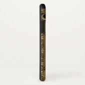 Coques Case-Mate iPhone Français Bella Elegant Boho Goth Chic Monogramme (Dos/Droite)