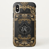 Coques Case-Mate iPhone Français Bella Elegant Boho Goth Chic Monogramme (Dos)