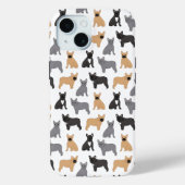 Coques Case-Mate iPhone Français Bulldog Français - Choisissez votre coule (Verso)