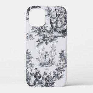 Case-Mate iPhone Case Française toile de jouy noir et blanc élégant