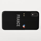 Coques Case-Mate iPhone France Football Fan Chemise Coeur (Dos (Horizontal))