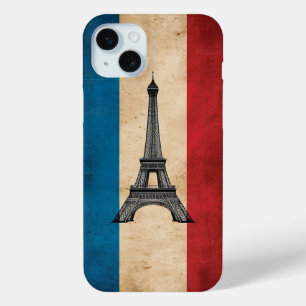 Coque iPhone 15 Mini France Paris Tour Eiffel