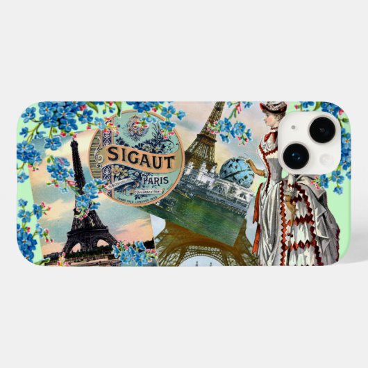 Coques Case-Mate iPhone France vintage (Verso (horizontal))