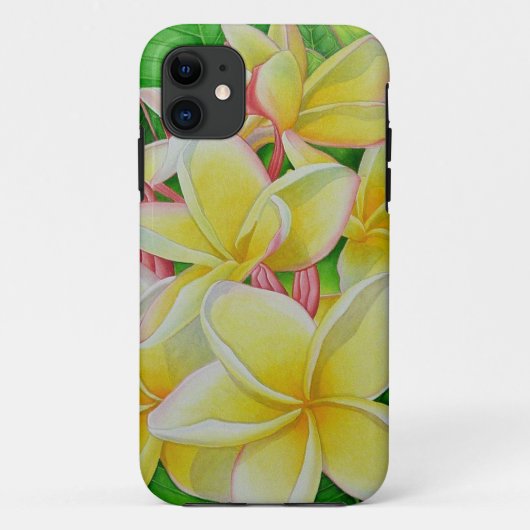 Coques Case-Mate iPhone Frangipani hawaïen (Dos)