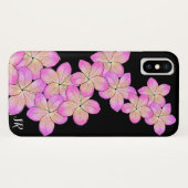 Coques Case-Mate iPhone Frangipani Personnalisé (Dos (Horizontal))