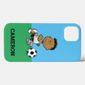 Coques Case-Mate iPhone Franklin Jouer Au Football (Verso (horizontal))
