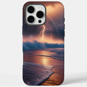Coques iPhone 16 Pro Max Frappe de foudre plage deux