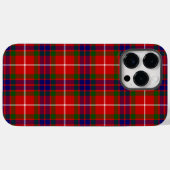 Coques Case-Mate iPhone Fraser tartan rouge vert bleu violet plaid (Verso (horizontal))