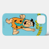 Coques Case-Mate iPhone Fred Flintstone Yabba-Dabba Doo ! (Verso (horizontal))