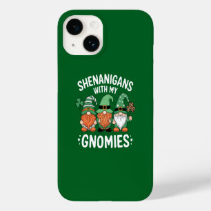 Coque Pour iPhone 14 Fredonnements avec mes gnomes Saint-Patrick irland