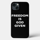 Coques Case-Mate iPhone Freedom Is God Given (Verso)