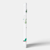 Coques Case-Mate iPhone Freeride Snowboarder Illustration de snowboard (Verso / Droite)