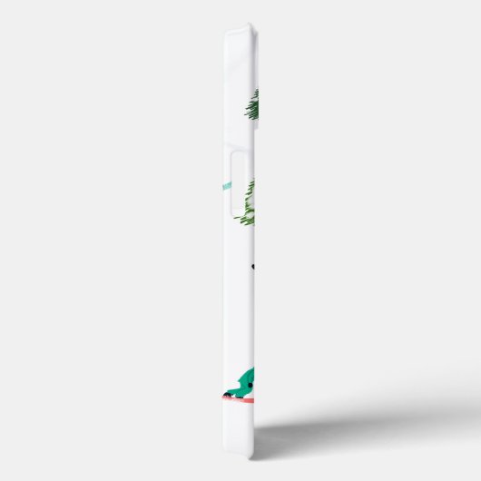 Coques Case-Mate iPhone Freeride Snowboarder Illustration de snowboard (Verso / Droite)