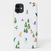 Coques Case-Mate iPhone Freeride Snowboarder Illustration de snowboard (Dos)