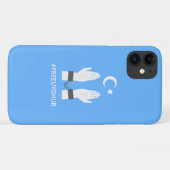 COQUES Case-Mate iPhone #FREEUYGHUR (Dos (Horizontal))