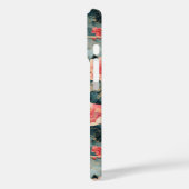 Coques Case-Mate iPhone French Bulldog Pastel Fleurs roses Vagues (Verso / Gauche)