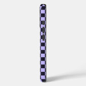 Coques Case-Mate iPhone French lilac checkerboard pattern (Verso / Gauche)