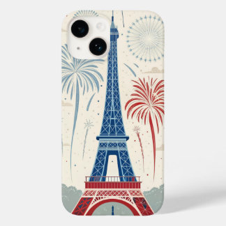 Coque Pour iPhone 14 French National Day. July 14 every year