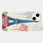 Coques Case-Mate iPhone French National Day. July 14 every year (Verso (horizontal))