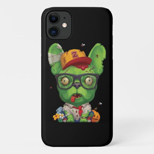 Coques Case-Mate iPhone Frenchie Gift | Zombie French Bulldog (Dos)