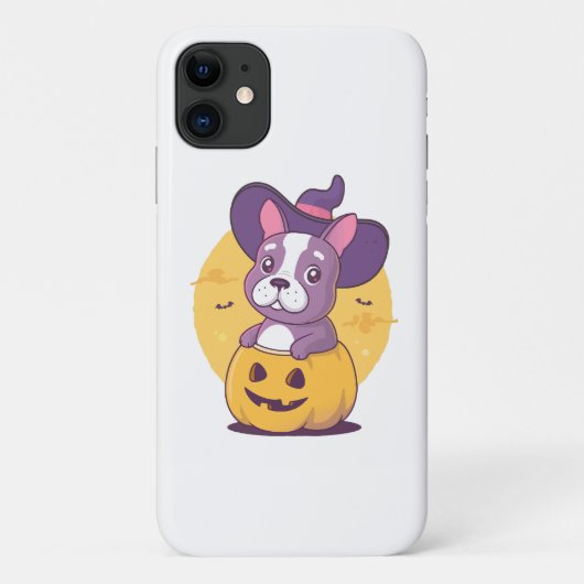 Coques Case-Mate iPhone Frenchie Halloween (Dos)