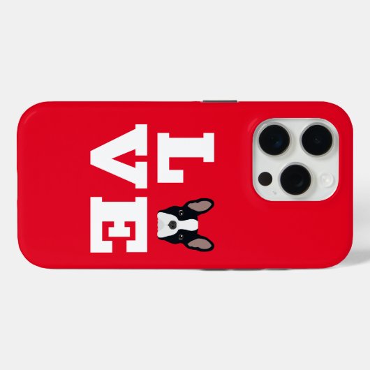 Coques Case-Mate iPhone Frenchie Love (Verso (horizontal))