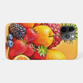 Coques Case-Mate iPhone Fresh Bounty: Vibrant Fruit Harvest Design  (Dos (Horizontal))