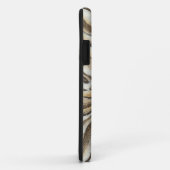 Coques Case-Mate iPhone Fresque de Flowerhead sur l'arrière - plan (Dos/Droite)