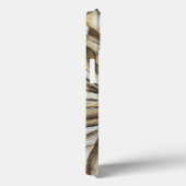 Coques Case-Mate iPhone Fresque de Flowerhead sur l'arrière - plan (Verso / Droite)