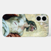 Coques Case-Mate iPhone fresque de jésus (Verso (horizontal))