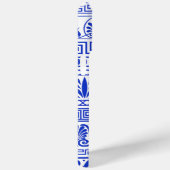 Coques Case-Mate iPhone Fret grec, Motif méditerranéen, Bleu (Verso / Droite)