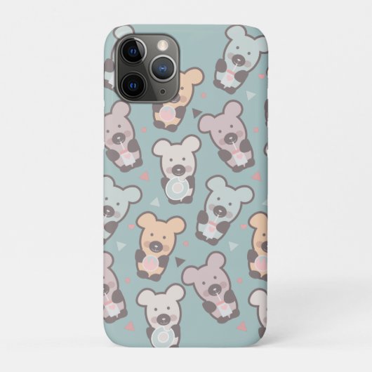 Coques Case-Mate iPhone Friandises de ours mignons Confetti (Dos)
