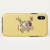 Coques Case-Mate iPhone Frida Kahlo | FridaMoji - Reindeer (Dos (Horizontal))