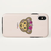 Coques Case-Mate iPhone Frida Kahlo | FridaMoji - Singe (Dos (Horizontal))