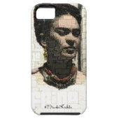 Coques Case-Mate iPhone Frida Kahlo Portrait textile (Dos)