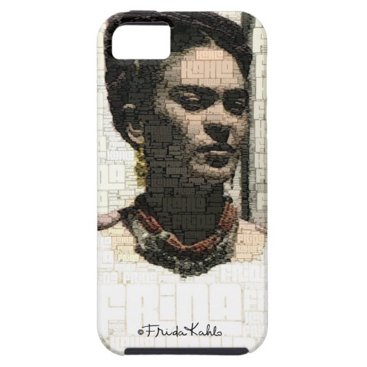 Coques Case-Mate iPhone Frida Kahlo Portrait textile (Dos)