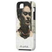 Coques Case-Mate iPhone Frida Kahlo Portrait textile (Dos gauche)