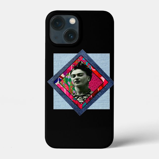 Coques Case-Mate iPhone Frida Kahlo Retro Pink Denim (Verso)