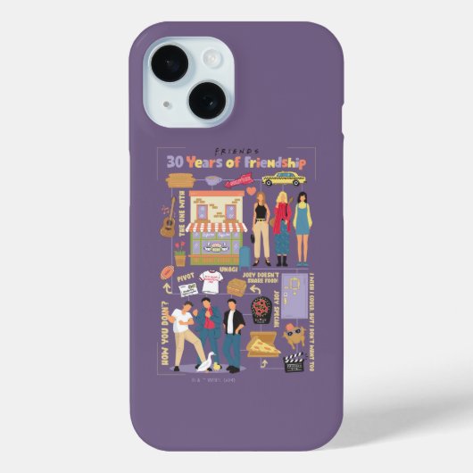 Coques Case-Mate iPhone FRIENDS™ | 30 Ans d'Amitié (Verso)